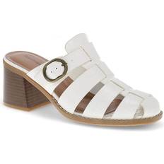 Heeled Sandals Baretraps Women's Whitnie Fisherman Block Heel Sandals Cream