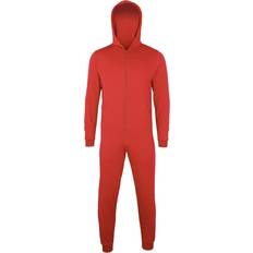 Colortone Comfy Co Plain All In Onesie Red 5-6 Years