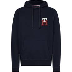 Tommy Hilfiger ESSENTIAL MONOGRAM HOODY Blå