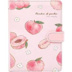 Office Supplies Tianci Cute Peach Pattern Notebook A5 PU Cover Hardcover