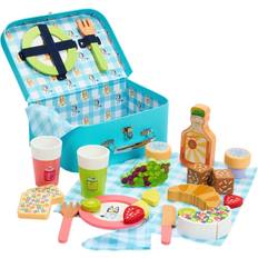 Metall Spielzeuglebensmittel Bluey Picnic Basket Set