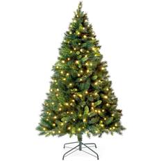 Snowhill Lit Green Christmas Tree 152.4cm