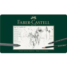 Nero Matite di Grafite Faber-Castell Pitt Graphite Set Tin of 26