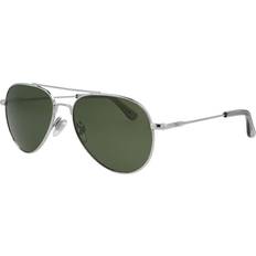 General Sunglasses Silver/Calobar Green