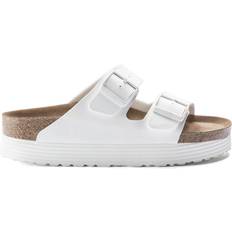 Slippers & Sandals Birkenstock Arizona Platform Vegan - White