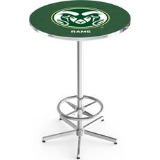 Holland Bar Stool NCAA Pub Chrome Dining Table 30x30"