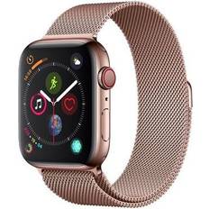 Oro Rosa Correas de reloj inteligente devia Milanese Strap for Apple Watch 38/40/41mm