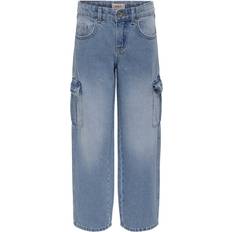 Harmony Wide Cargo Carrot Jeans - Light Blue Denim (15277752)