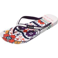 Slippers & Sandals Ish Original Official Frida Kahlo White Flower Skull Women Flip-Flop Sandal