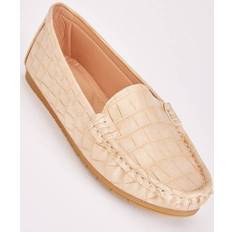 Sko Dolce & Gabbana Slip On Mock Croc Loafers