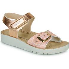 Rose Gold Children's Shoes Geox Girls J Costarei Gi Sandal - Rose Gold