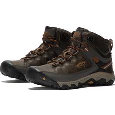 Keen Men's Targhee III Mid Waterproof Hiking Boots - Black/Olive