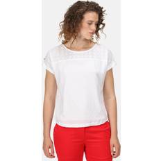 Regatta Unisex T-shirts Regatta Coolweave Cotton 'Jaida' Short Sleeve Shirt White