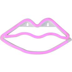 Interior Details Northlight 10.5in Pink Lips Neon Style Valentine'S Day