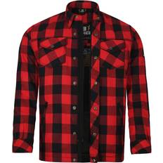 Bores Lumberjack Basic Motorcycle Shirt - Black/Red