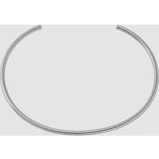 Michael Kors Metal Halskæder Michael Kors MK Precious Metal-Plated Brass Collar Necklace Silver