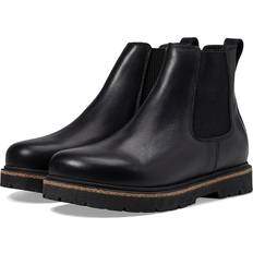 Birkenstock Chelsea Boots Birkenstock Women Highwood Slip On Boot Black Leather narrow width 1025791 BLACK