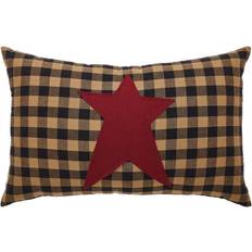VHC Brands Connell Country Prim Star Country Complete Decoration Pillows Black