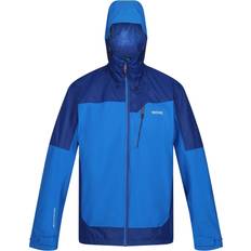 10000.0 mm Jackets Regatta Men's Highton Stretch III Waterproof Jacket - Oxford Blue New Royal