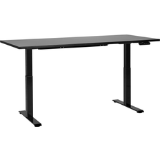 Beliani Bord Beliani Bina 80x180 cm Svart Skrivbord
