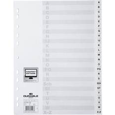Durable Index A4 A-Z