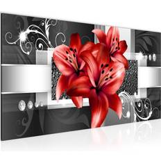 Wandbild blumen xxl modern lilien bild wohnzimmer schlafzimmer