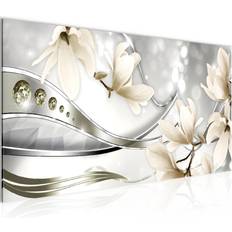 Wandbild blumen xxl bild magnolie modern wohnzimmer schlafzimmer