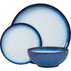 Denby Dinner Sets Denby Blue Haze 12 Dinner Set 12pcs