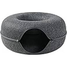 SUICRA Sängar husdjur Donut Cat Bed Pet Cat Tunnel