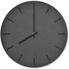 Gråa Väggklockor Hemverk Krut/Svart Väggklocka 28cm