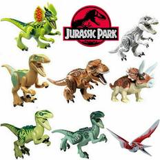 Fit Lego Jurassic Park World Tyrannosaurus Minifigures Kids Toys Gifts