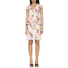 Alexia Admor Women's Willow Peplum Sheath Dress Blush Floral