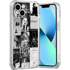 Mobile Phone Cases Clear Cool Singer Queen Swift Collage Newspapers Phone Case, Cretive Cute Taylor Print Phone Case for iPhone 14 13 12 11 Pro Max Plus Mini Xr Xs X 6 7 8 for Teen Girls and Boys, Men and Women