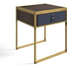 Zinus Ilsang Mixed Material Nightstand Bedside Table