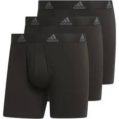 Underwear Adidas Stretch Cotton Big Mens Pack Boxer Briefs, 4x-large, Black Black