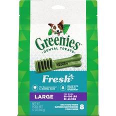 Greenies Large Natural Dog Dental Care Chews Oral Dog Treats Fresh Flavor, 12 Pack