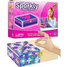 Lila DIY Purple Ladybug Sparkly Little Girls Jewelry Box