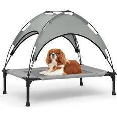 MoNiBloom MoNiBloom Elevated Dog Bed with Canopy, Cot