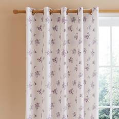 Curtains & Accessories Dunelm Hailey Ditsy Mauve Blackout