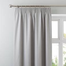 Curtains & Accessories Dunelm Solar Grey Blackout Pencil