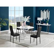 Gold Dining Sets Canora Grey Tierra Modern High Gloss Dining Set