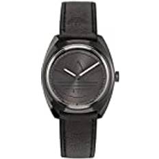 Adidas Unisex Armbandsur adidas Edition one analog kvartsrörelse med läderarmband AOFH22514, svart, Bälte