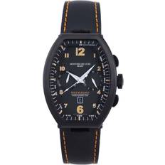 Montres De Luxe Montres de Luxe Blue Leather One Size