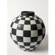 L'Objet X-Large Damier Checked Vase