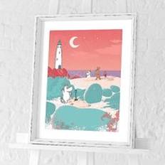 Moomin The Treasure Hunt Pop 7 Framed Art