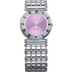 WoMens Roma Pastell Purple Roman Numeral Silver One Size