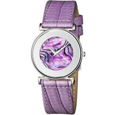 WoMens Elegance Purple Mother-of-Pearl Patent Leather One Size