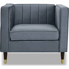 Home Details Grey Velvet Sofa