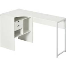 Homcom L-Shaped Corner Computer Study Writing Desk