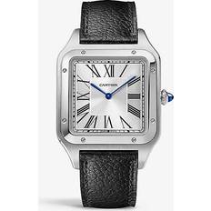 Cartier Watches Cartier CRWSSA0044 Santos-Dumont Extra-large Stainless-steel and Leather Mechanical 1 Size